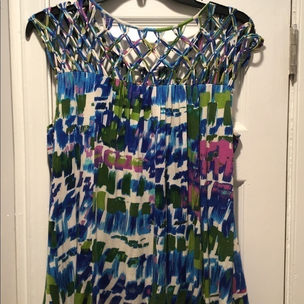 Plenty by Tracy Reese Multicolored Sleeveless Top Size S - Picture 3 of 5